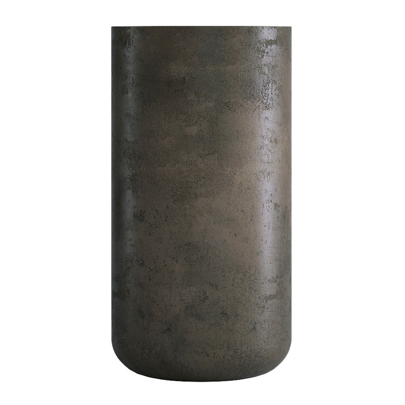 Кашпо CONCRETIKA TOPPER BREZENT GREY высокое 31365 - фото 97471