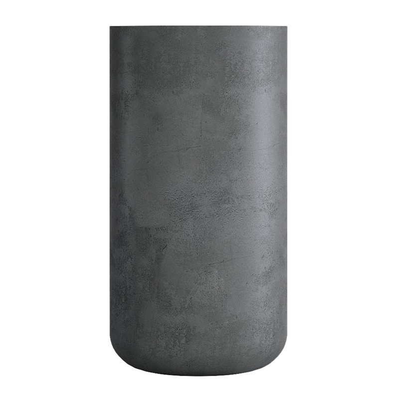 Кашпо CONCRETIKA TOPPER SMOKEY BLUE высокое 23429 - фото 97472
