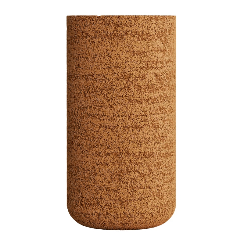 Кашпо CONCRETIKA TOPPER EROSIA OCHRE высокое 31376 - фото 97476
