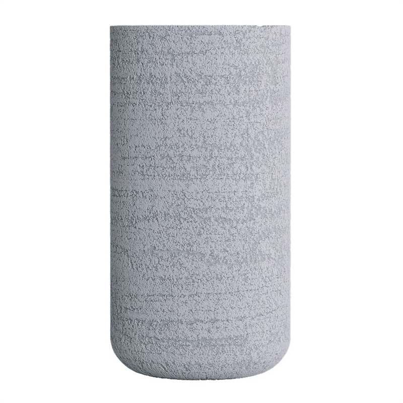 Кашпо CONCRETIKA TOPPER EROSIA WHITE высокое 23417 - фото 97479