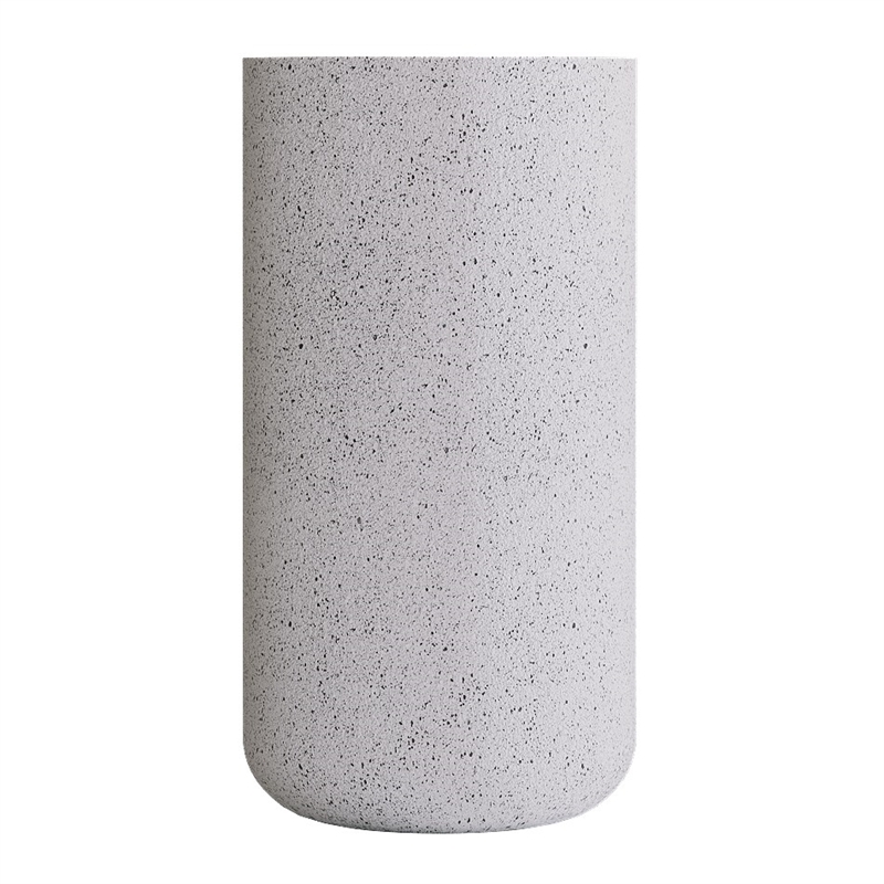 Кашпо CONCRETIKA TOPPER EGG WHITE высокое 38830 - фото 97481