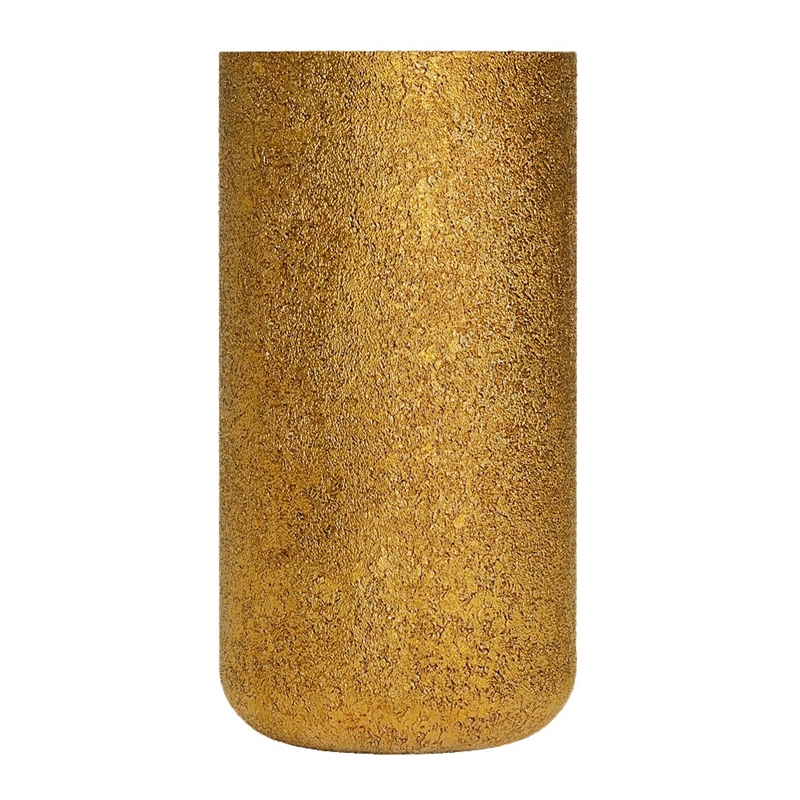 Кашпо CONCRETIKA TOPPER RICH GOLD высокое 38823 - фото 97494