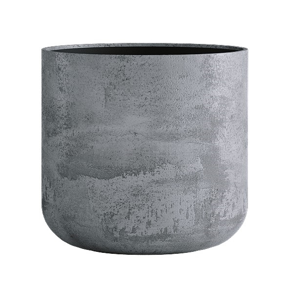 Кашпо CONCRETIKA TOPPER CONCRETE GREY LIGHT низкое 31300 - фото 97533