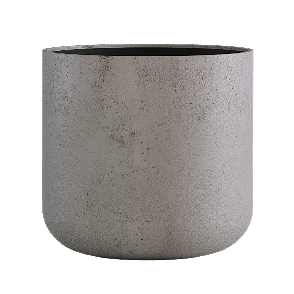 Кашпо CONCRETIKA TOPPER CONCRETE WHITE низкое 31302 - фото 97534