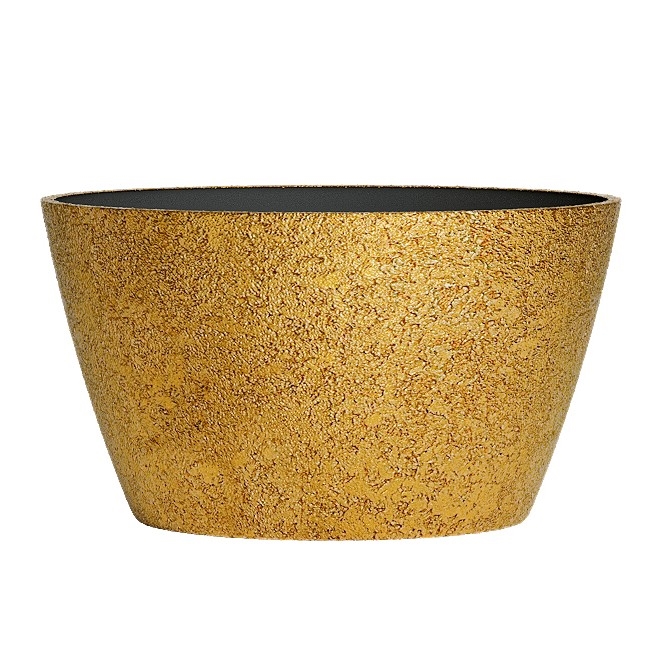 Кашпо CONCRETIKA BOWL RICH GOLD 38486 - фото 97632