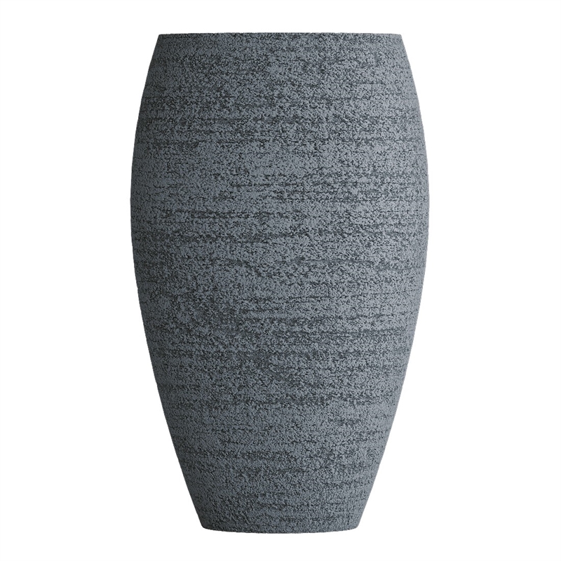 Кашпо CONCRETIKA OVAL EROSIA GRAY высокое 23205 - фото 97807