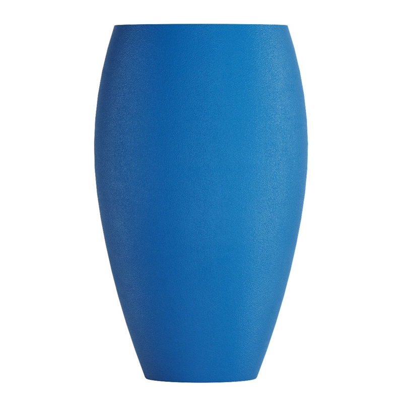 Кашпо CONCRETIKA OVAL DARK BLUE высокое 38789 - фото 97822