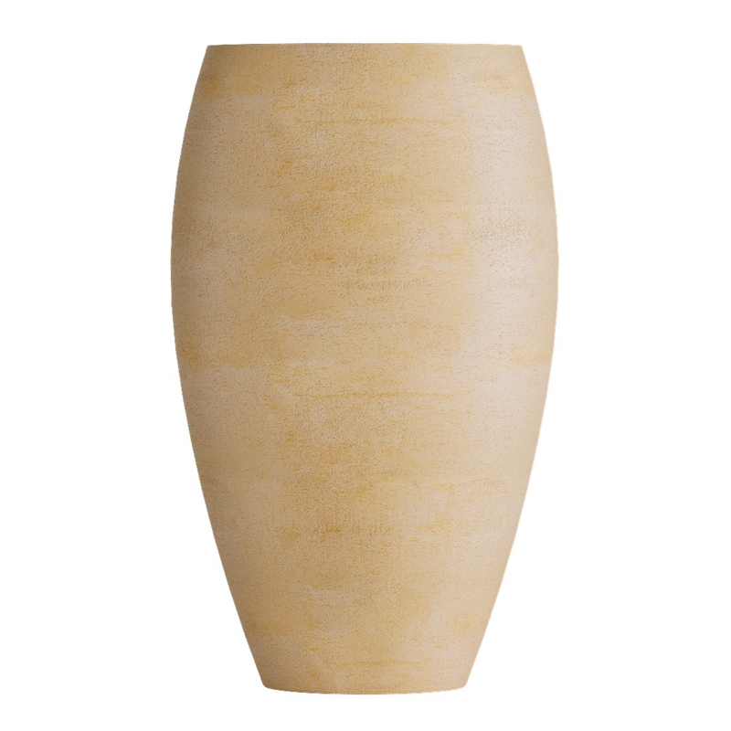 Кашпо CONCRETIKA OVAL LEMON CLAY высокое 23210 - фото 97829