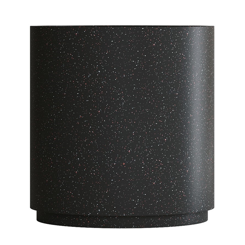 Кашпо CONCRETIKA CYLINDER XL EGG BLACK высокое 38712 - фото 97918
