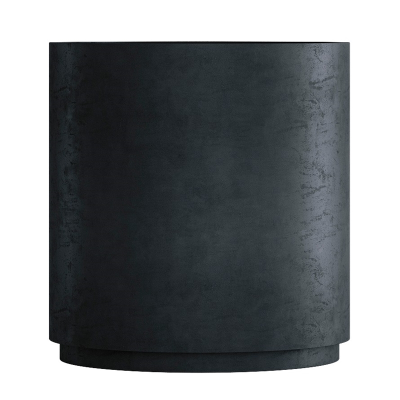 Кашпо CONCRETIKA CYLINDER XL ANTRACITE высокое 23466 - фото 97928