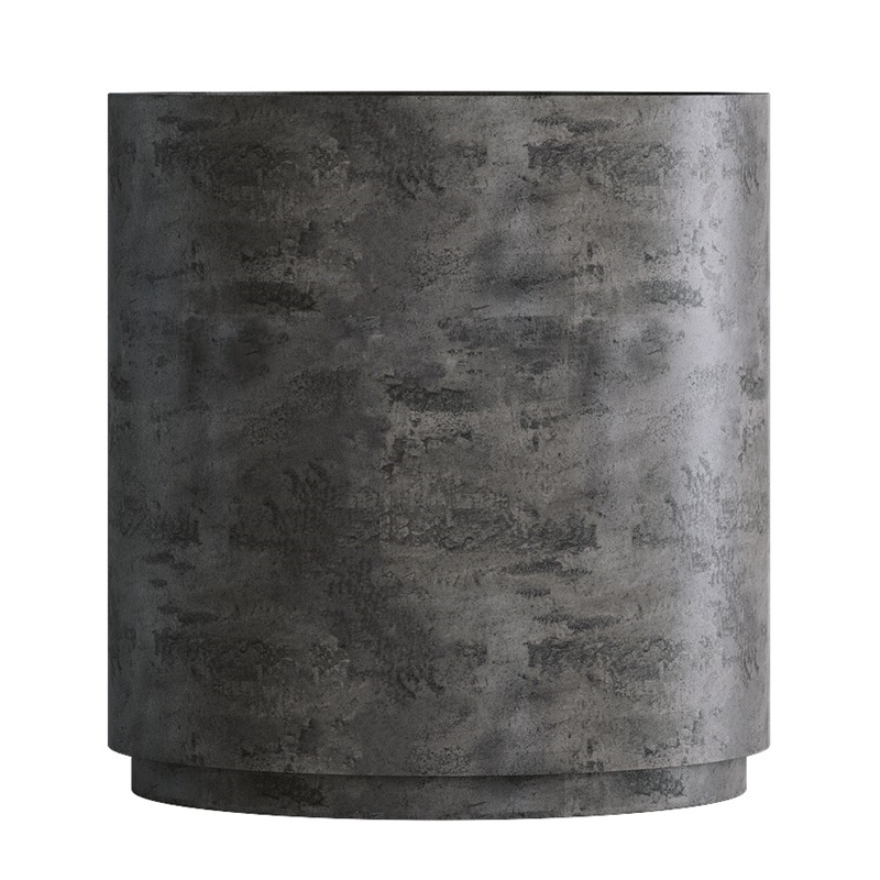 Кашпо CONCRETIKA CYLINDER XL CONCRETE GREY DARK высокое 23475 - фото 97930