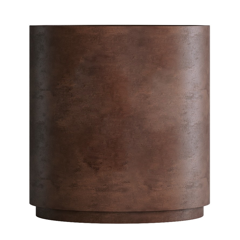 Кашпо CONCRETIKA CYLINDER XL COFFEE высокое 23474 - фото 97939