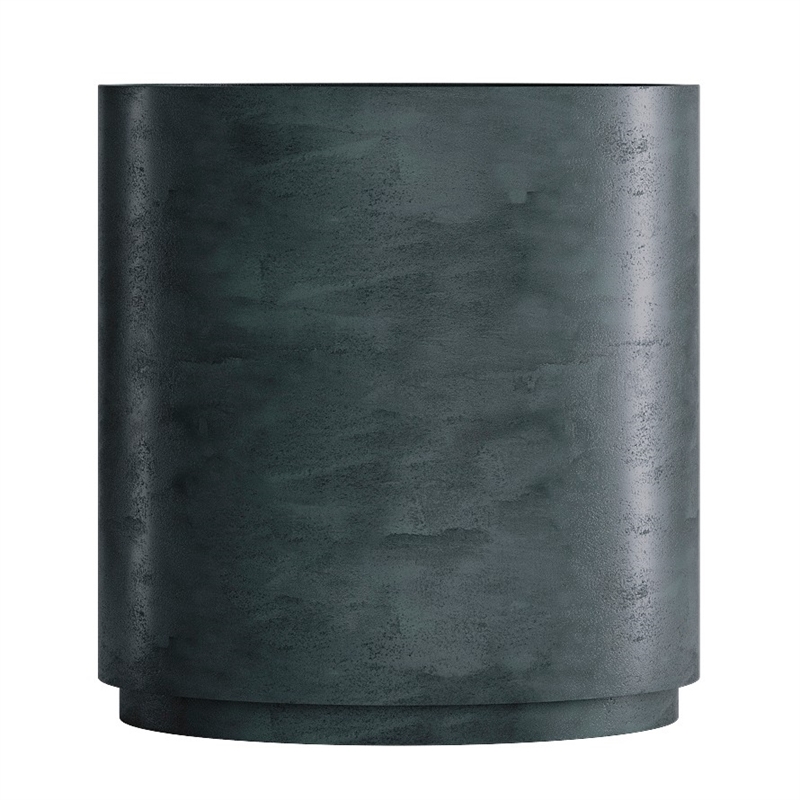 Кашпо CONCRETIKA CYLINDER XL OCEAN GREEN высокое 23491 - фото 97942
