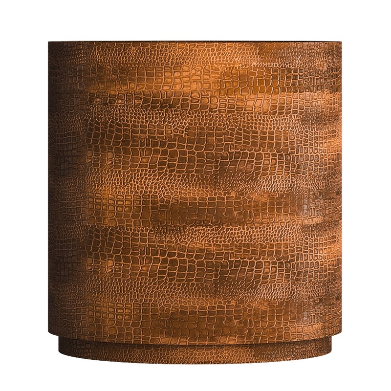 Кашпо CONCRETIKA CYLINDER XL CROCODILE высокое 23479 - фото 97944