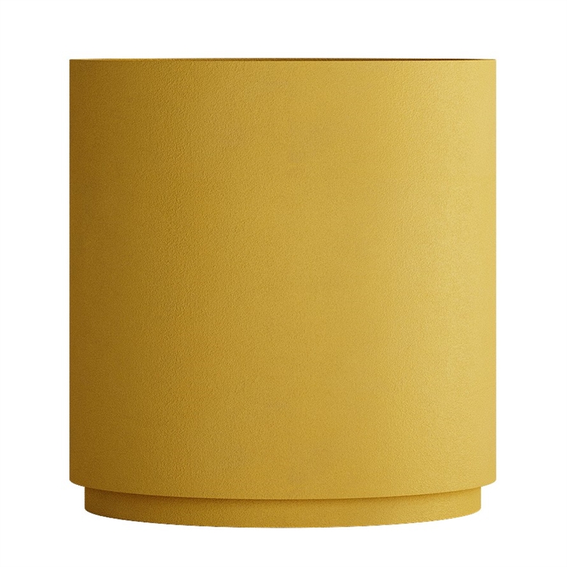 Кашпо CONCRETIKA CYLINDER XL GOLD высокое 23488 - фото 97945
