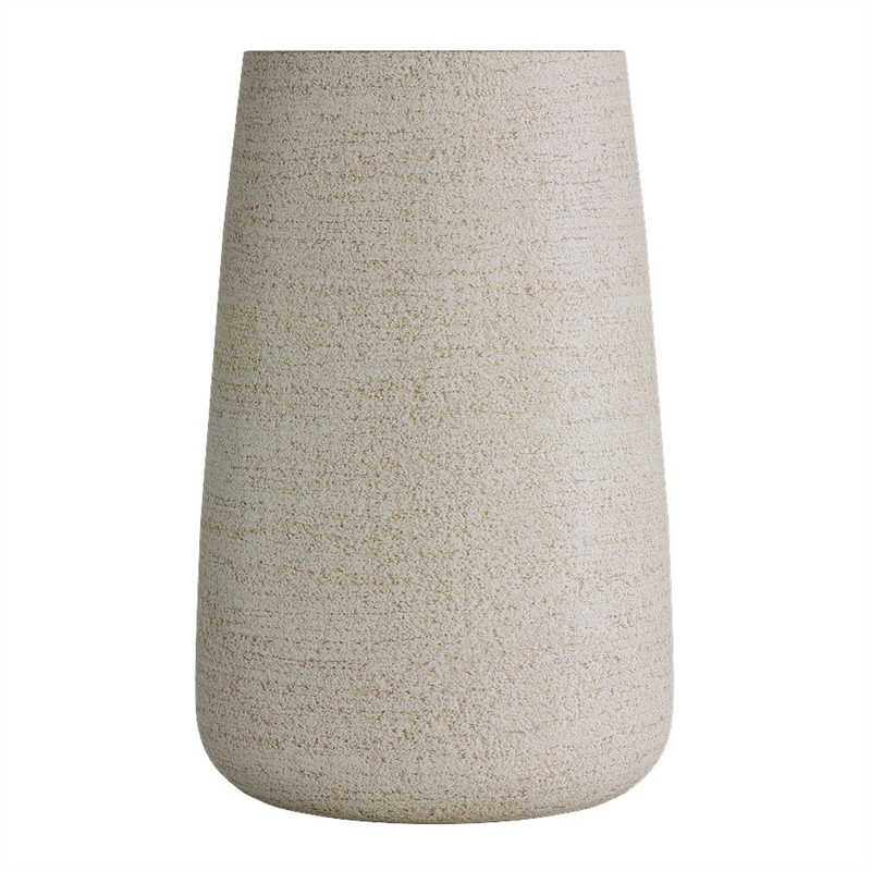 Кашпо CONCRETIKA CONE EROSIA YELLOW высокое 22619 - фото 98012