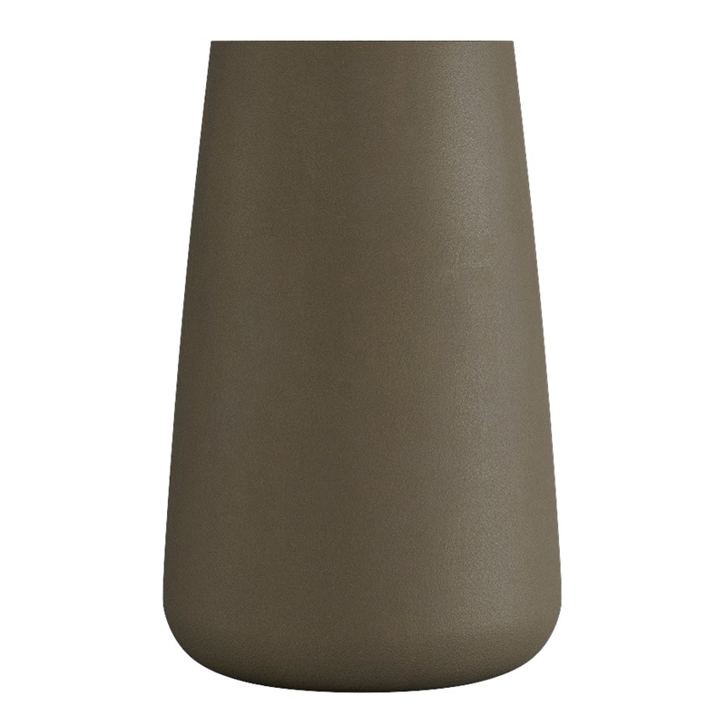 Кашпо CONCRETIKA CONE OLIVE высокое 22627 - фото 98018
