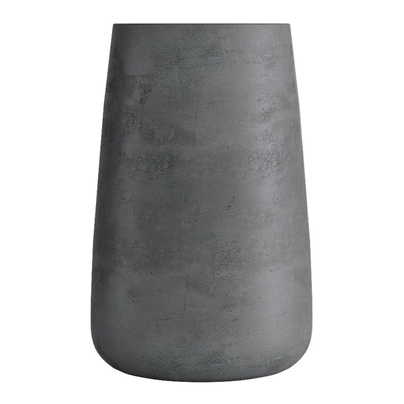 Кашпо CONCRETIKA CONE SMOKEY BLUE высокое 22641 - фото 98029