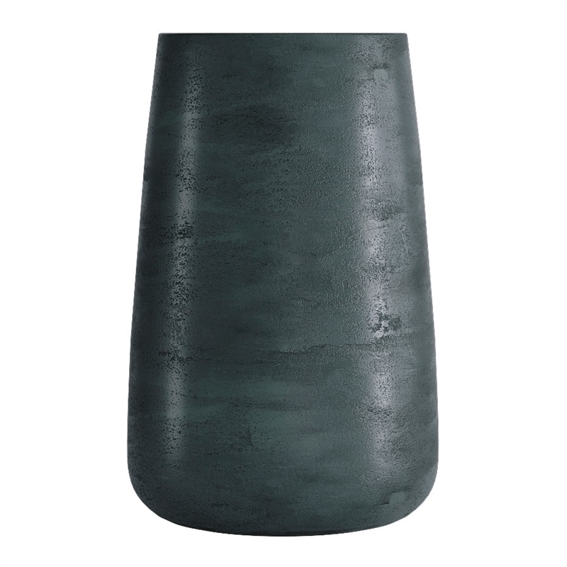 Кашпо CONCRETIKA CONE OCEAN GREEN высокое 22625 - фото 98030