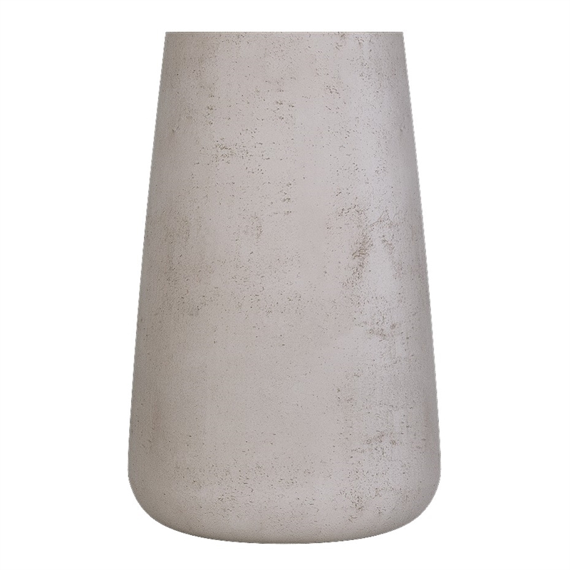 Кашпо CONCRETIKA CONE CONCRETE WHITE высокое 22601 - фото 98036