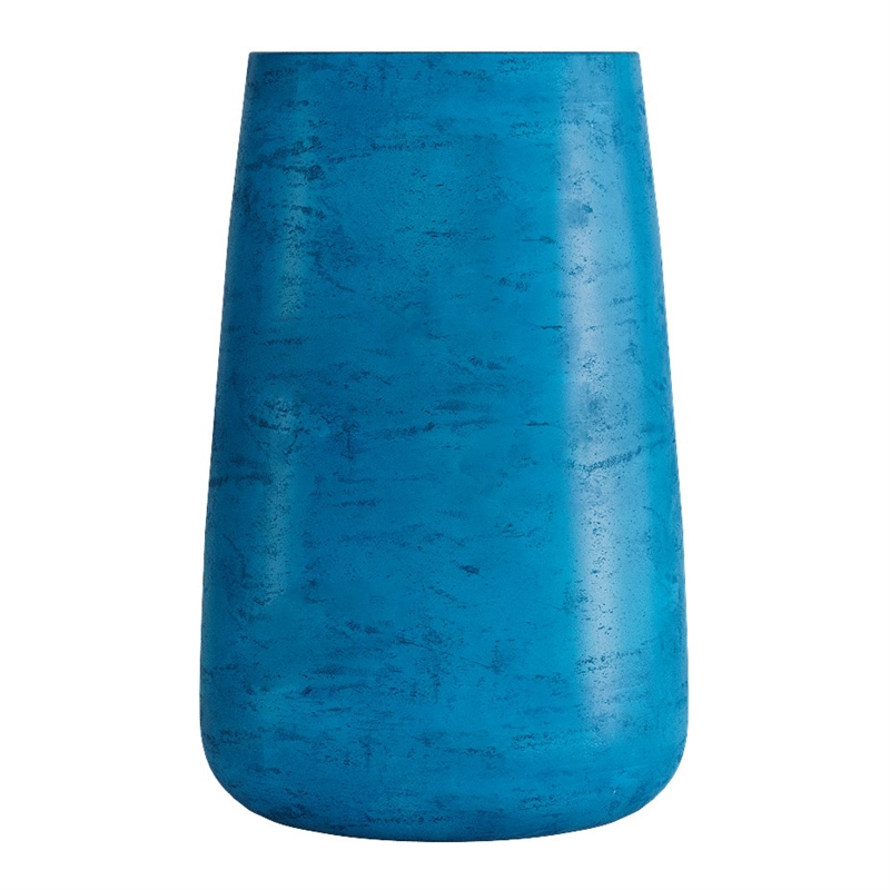 Кашпо CONCRETIKA CONE COBALT BLUE высокое 22591 - фото 98044