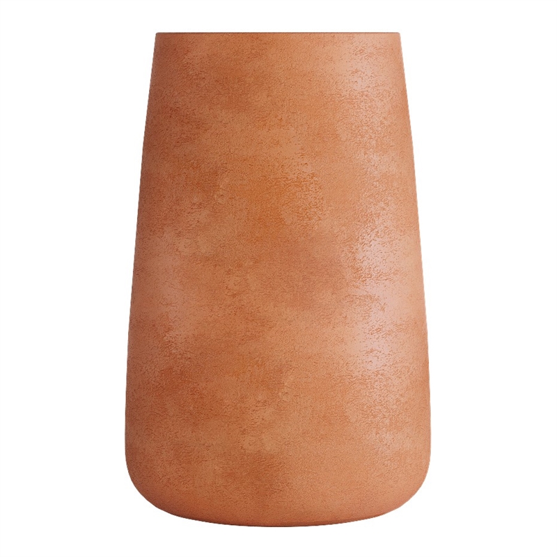 Кашпо CONCRETIKA CONE RED CLAY высокое 22631 - фото 98047