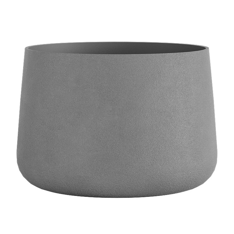 Кашпо CONCRETIKA CONE LONDON GREY низкое 38600 - фото 98109