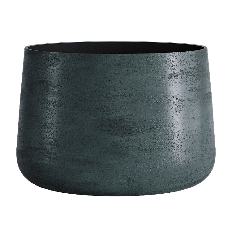 Кашпо CONCRETIKA CONE OCEAN GREEN низкое 31500 - фото 98125