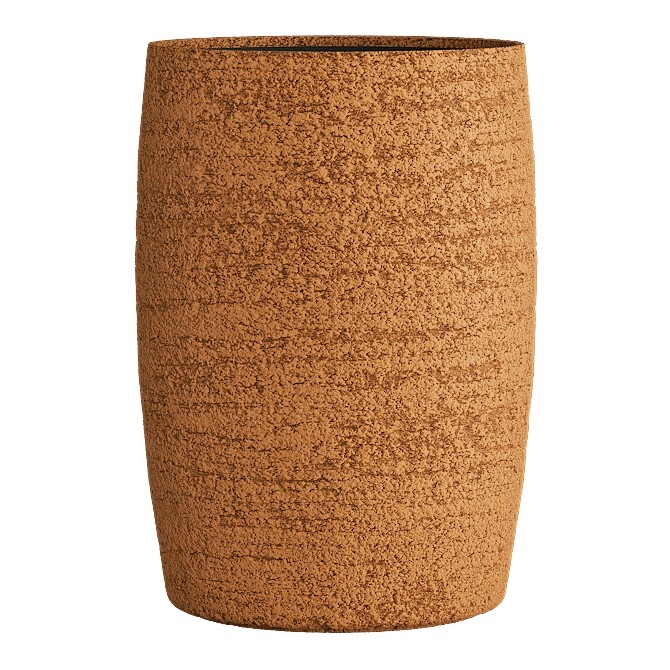 Кашпо CONCRETIKA CIGAR EROSIA OCHRE низкое 23031 - фото 98222