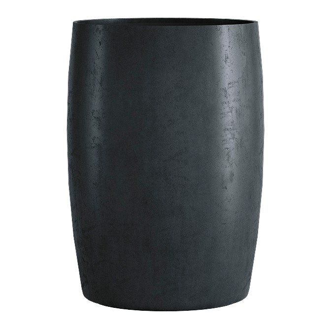 Кашпо CONCRETIKA CIGAR ANTRACITE низкое 31593 - фото 98236
