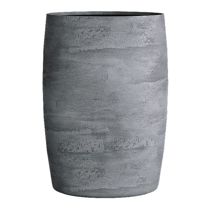 Кашпо CONCRETIKA CIGAR CONCRETE GREY LIGHT низкое 23022 - фото 98239