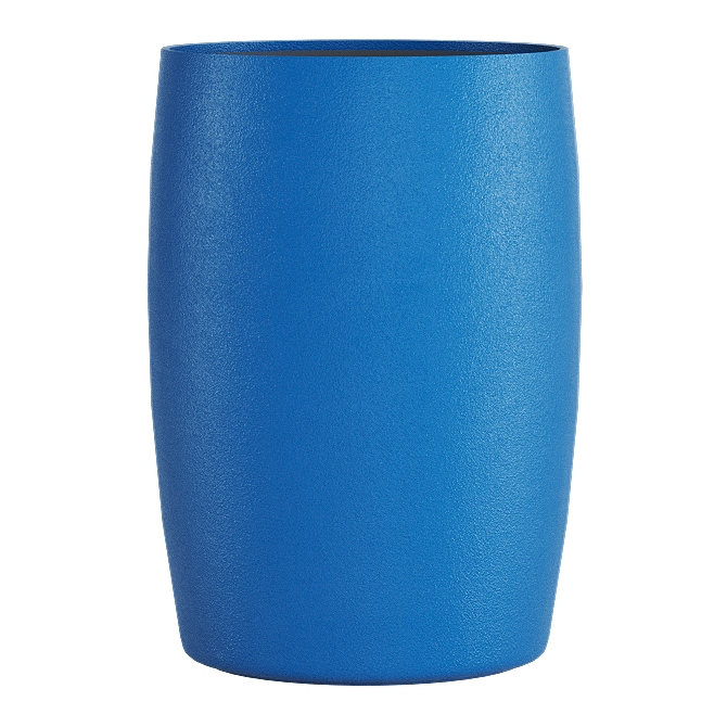 Кашпо CONCRETIKA CIGAR DARK BLUE низкое 38517 - фото 98247