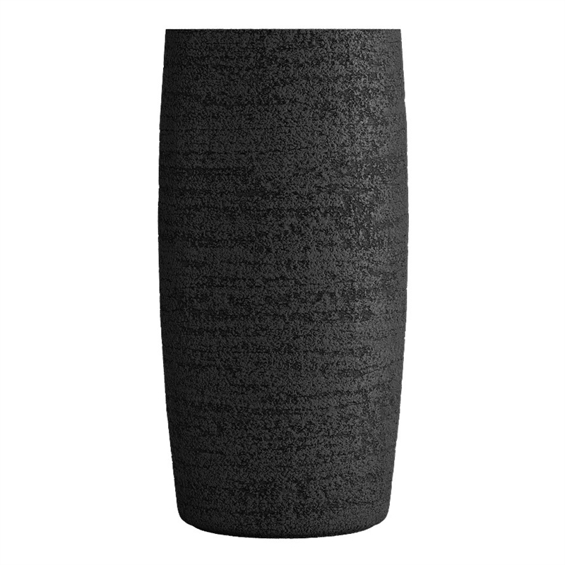 Кашпо CONCRETIKA CIGAR EROSIA BLACK большое 23097 - фото 98272