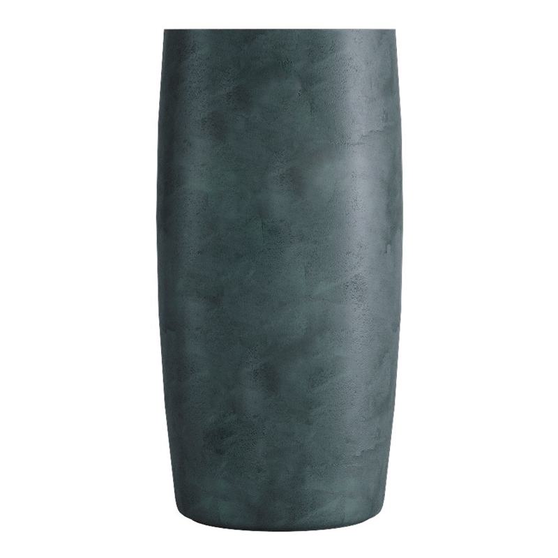Кашпо CONCRETIKA CIGAR OCEAN GREEN большое 23107 - фото 98285