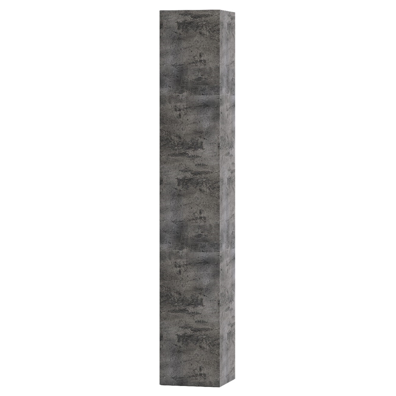 Кашпо CONCRETIKA COLONNA CONCRETE GREY DARK высокое 23580 - фото 98446