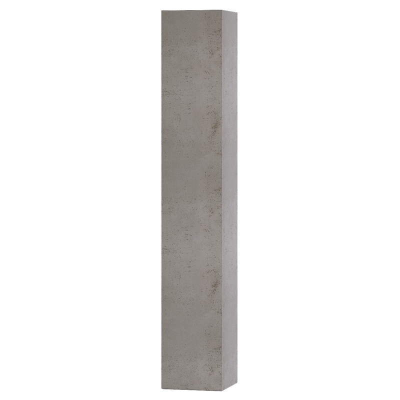 Кашпо CONCRETIKA COLONNA CONCRETE WHITE высокое 23583 - фото 98448