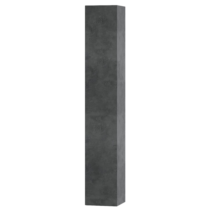 Кашпо CONCRETIKA COLONNA SMOKEY BLUE высокое 23604 - фото 98449
