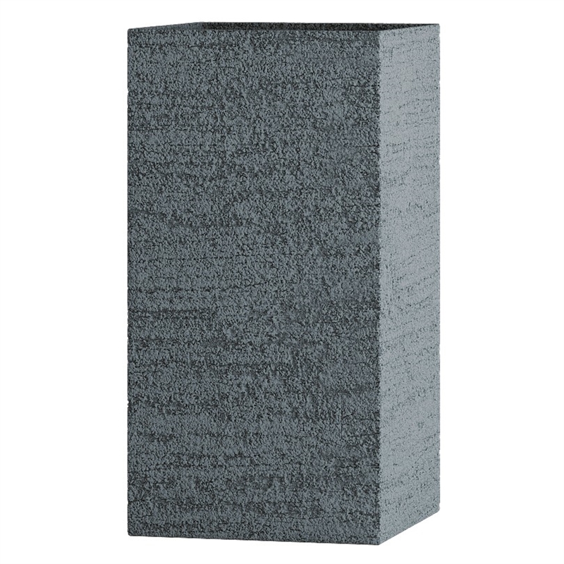 Кашпо CONCRETIKA COLONNA EROSIA GRAY низкое 23659 - фото 98480