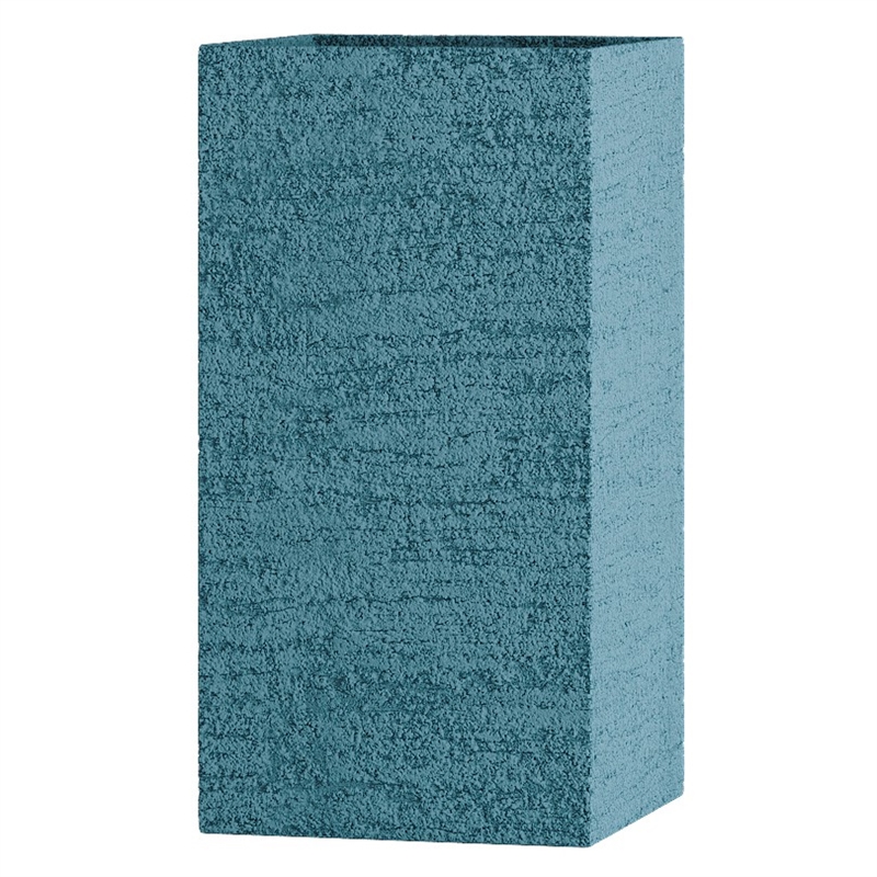 Кашпо CONCRETIKA COLONNA EROSIA BLUE низкое 23657 - фото 98485