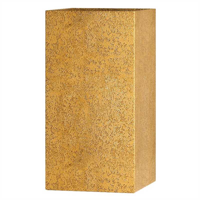 Кашпо CONCRETIKA COLONNA RICH GOLD низкое 38564 - фото 98490