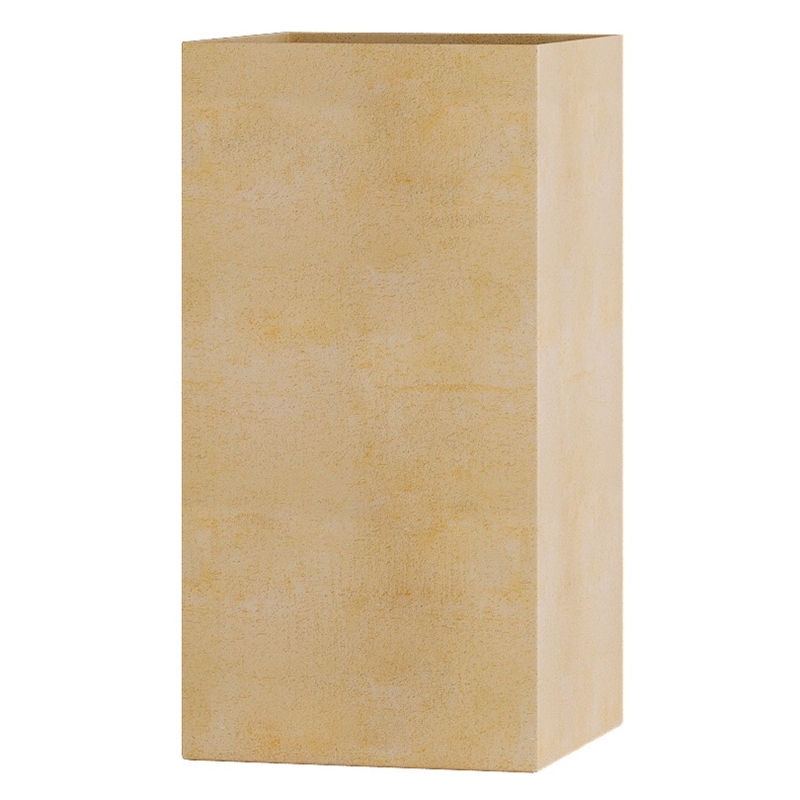 Кашпо CONCRETIKA COLONNA LEMON CLAY низкое 23664 - фото 98495