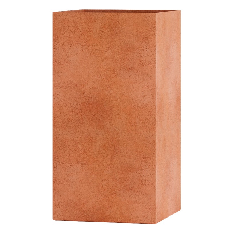 Кашпо CONCRETIKA COLONNA RED CLAY низкое 23669 - фото 98496