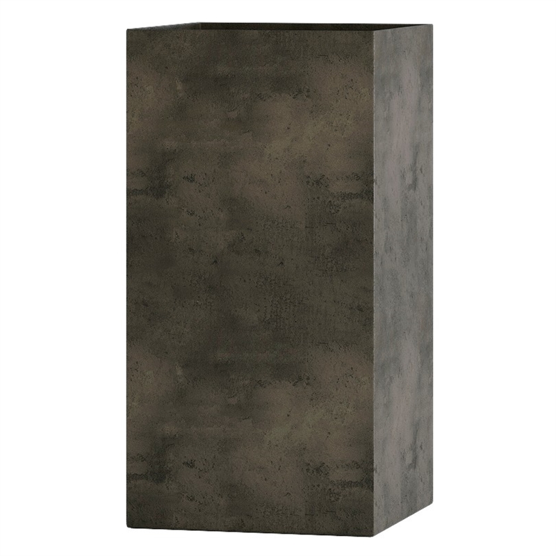 Кашпо CONCRETIKA COLONNA BREZENT GREY низкое 23645 - фото 98498