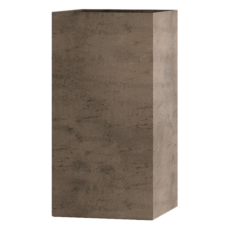 Кашпо CONCRETIKA COLONNA SMOKEY GREY низкое 31412 - фото 98504