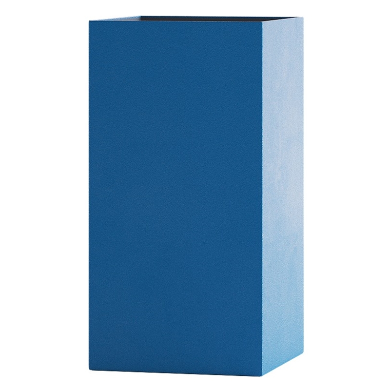 Кашпо CONCRETIKA COLONNA DARK BLUE низкое 38569 - фото 98509