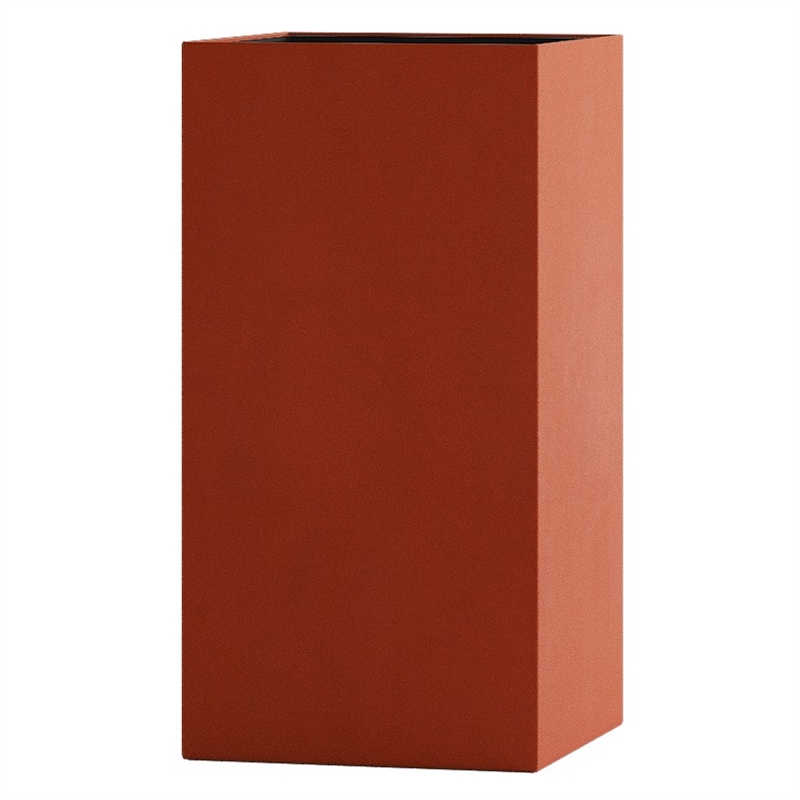 Кашпо CONCRETIKA COLONNA TERRACOTTA низкое 23675 - фото 98517