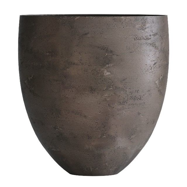 Кашпо CONCRETIKA BARREL TAUPE CONCRETE низкое 31572 - фото 98693