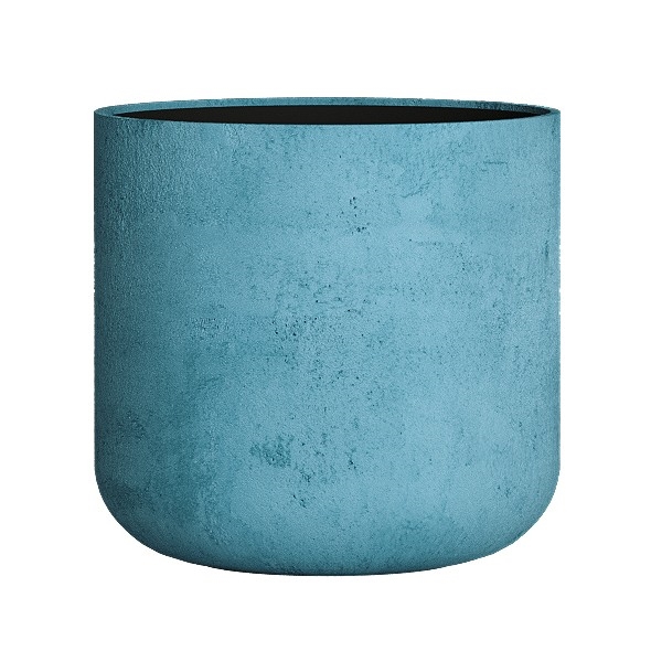 Кашпо CONCRETIKA TOPPER BLUE SKY низкое 31293 - фото 99228