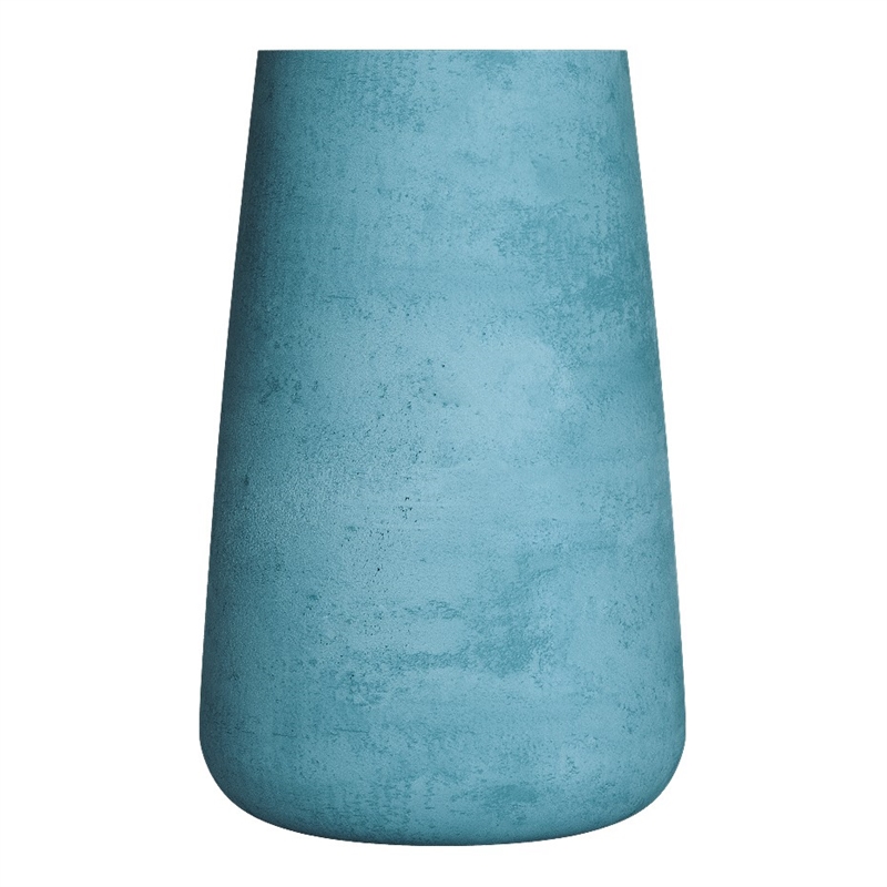 Кашпо CONCRETIKA CONE BLUE SKY высокое 22581 - фото 99251