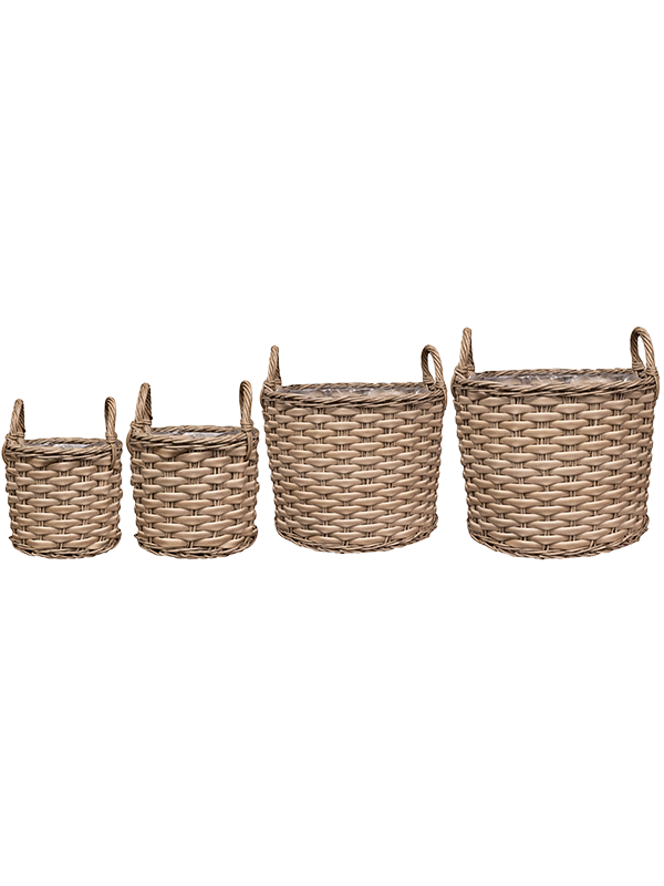 Кашпо Aria pot (set of 4) (Nieuwkoop Europe) 39104 - фото 99294